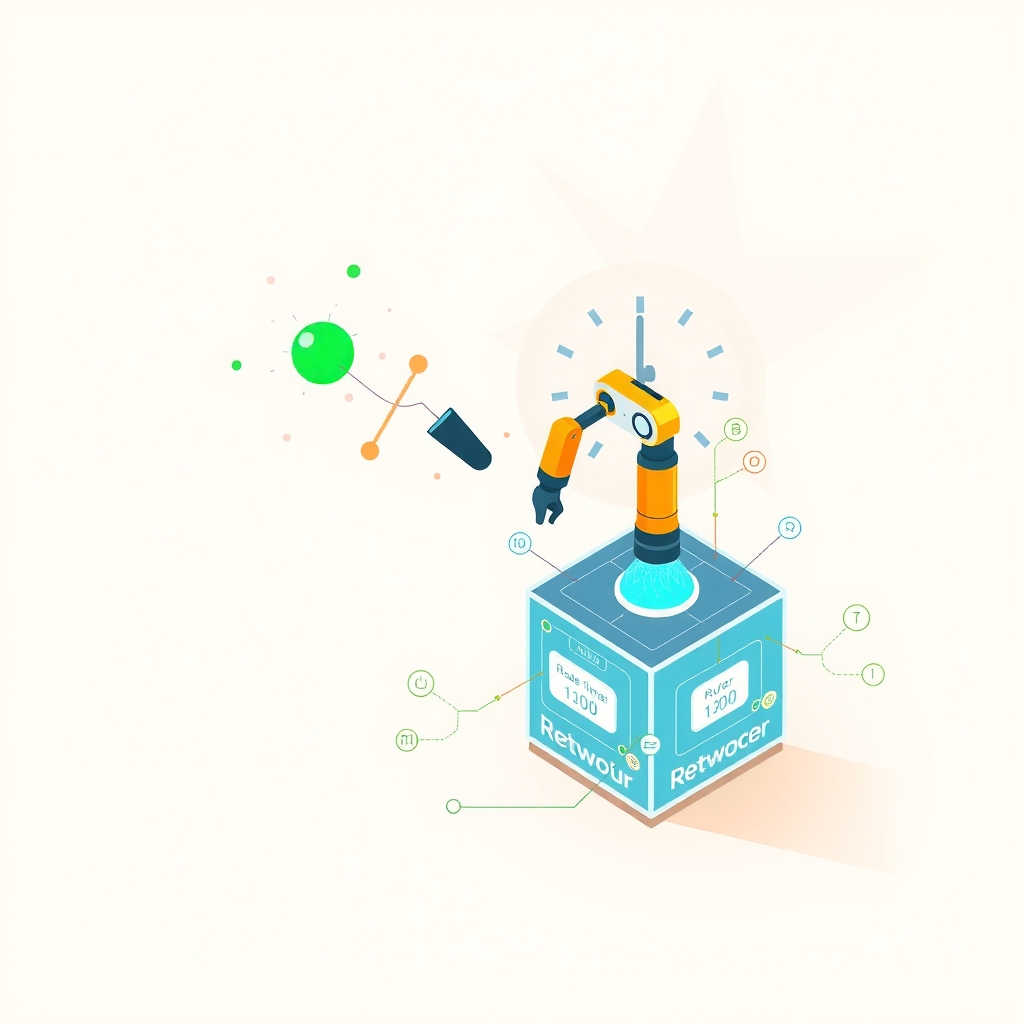 Kubernetesクラスタコンテキストに接続するAIエージェントのイラスト（速度に焦点）