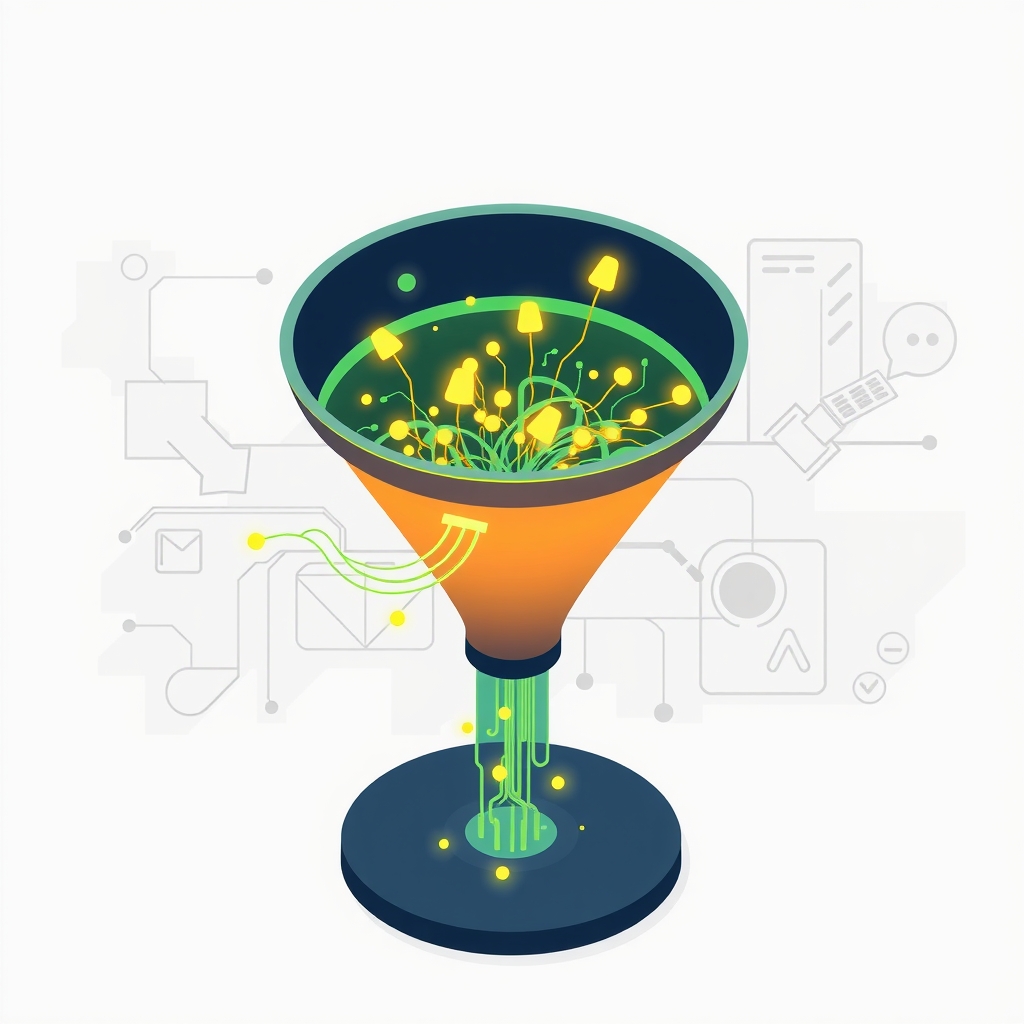 Ilustración de filtrado de datos en pipelines de OpenTelemetry